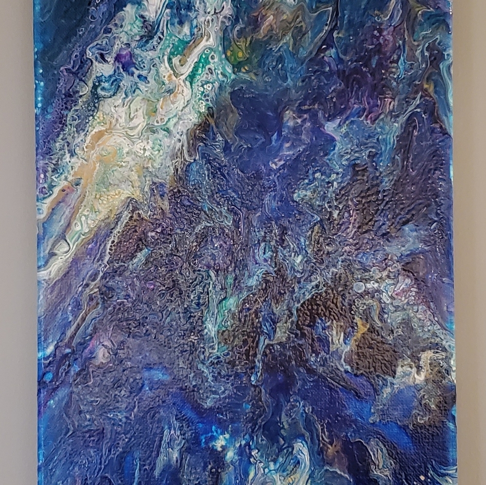 Acrylic Fluid Art on Canvas